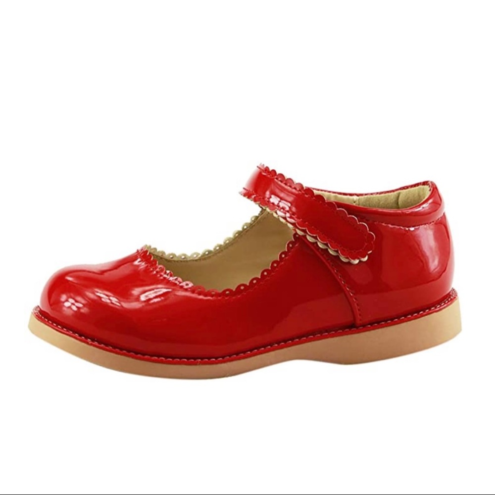 The Doll Maker Girl's Red Mary Jane Dress Shoes - Picture 4 of 6